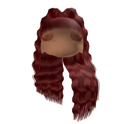 High Wavy Ponytail [Red]