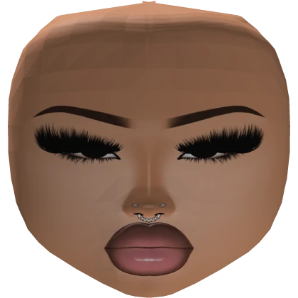 Baddie latina girl Mesh Makeup Gloss lips lashes