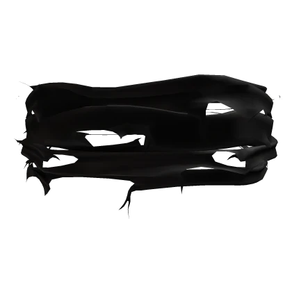 Ripped Blindfold Bandages Black