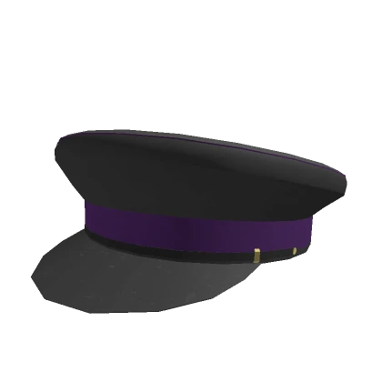 Purple Officer Cap