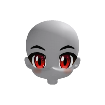 Chibi Head with Red Eyes - fully animated!