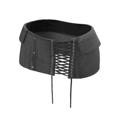 Fanci Lace Up Skirt (Gray)