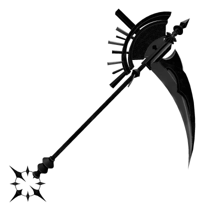 Black and Silver Anime Scythe