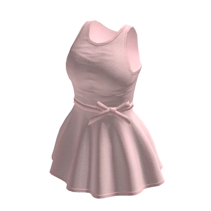 Cute Pink Dress with Bow