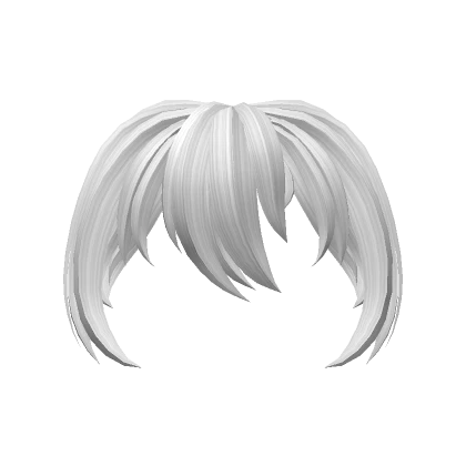 Anime Hair Bangs (White)