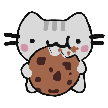 Silly Cat w/ Cookie on Head