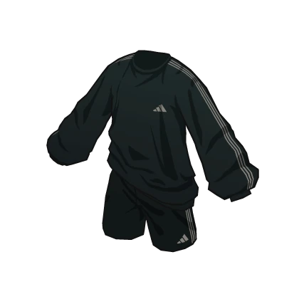 adidas Toon Top and Shorts Black Green