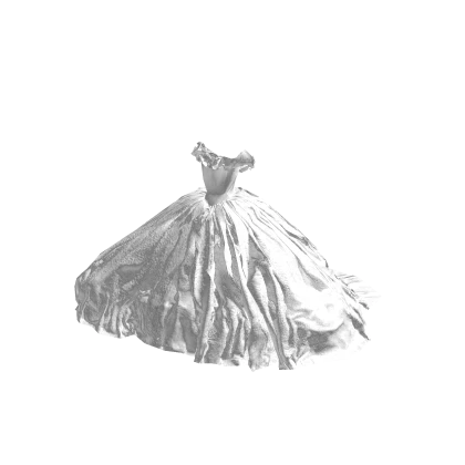 Cinderella's Live Action White/Silver Ball Gown