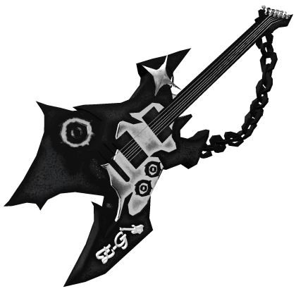 [Back] E-Guitar Black