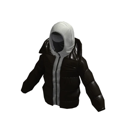 Puffer Jacket Fleece Gangster Ski Mask Combo