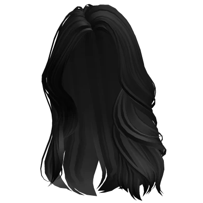 Glamorous Lush Side Parted Waves (Black)