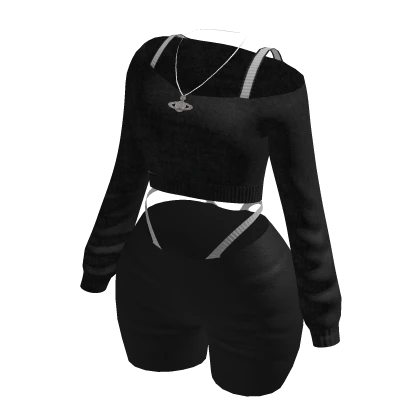 Black Baddie Sporty Girl Outfit 