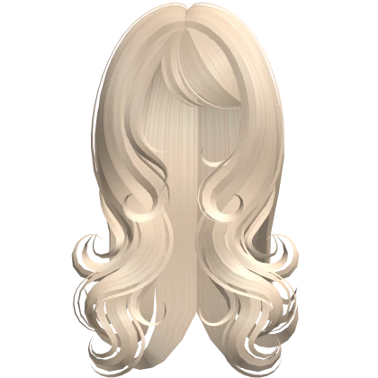 long dreamy wavy flowy hairstyle in blonde