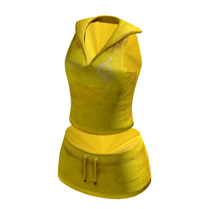 Vintage Designer Beach set | Yellow