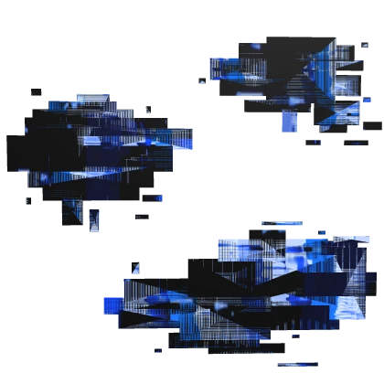 [Animated] Glitched TV Static Body Cover Blue