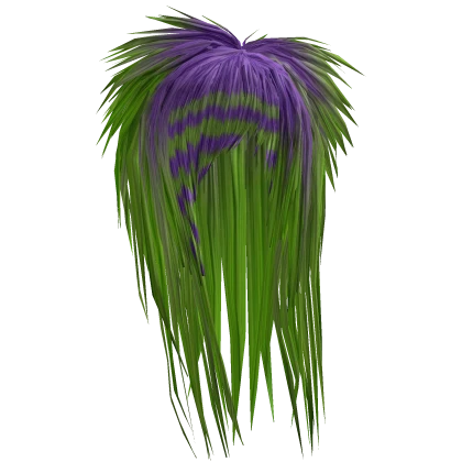 Messy Kannibal Scene Hair (Purple/Green)