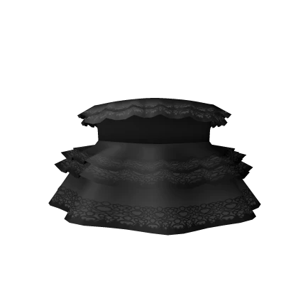 🖤3.0 Beautiful black dress with lace ruffles