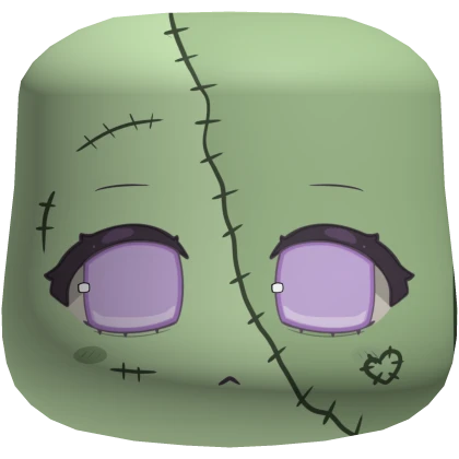 shy cute zombie kawaii eyes halloween face