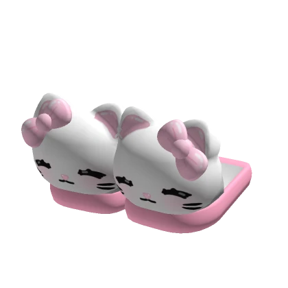 Kitty Baby Pink Slippers