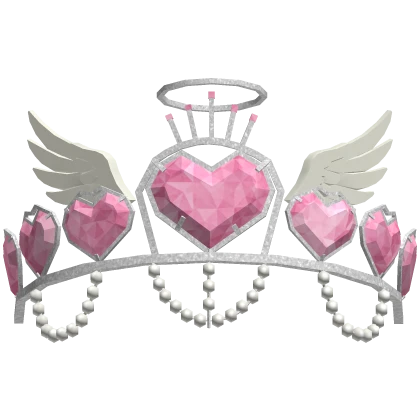 Pink Silver Princess Tiara