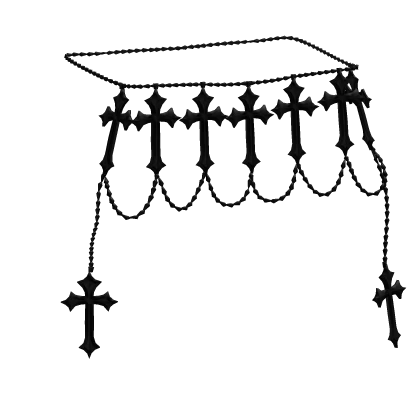 Emo Crosses Waistband Black 3.0