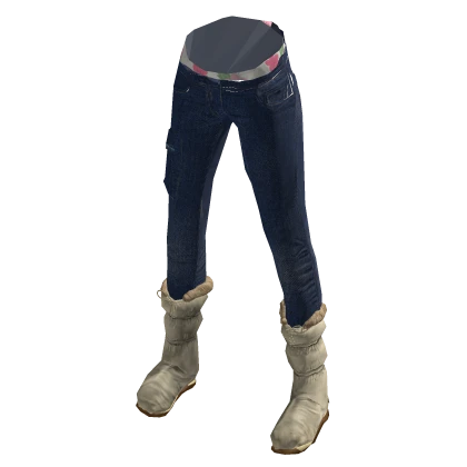 Until Dawn: Jessica's Fur boots and jeans