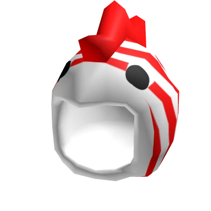 Christmas Candy Cane Chicken Hood