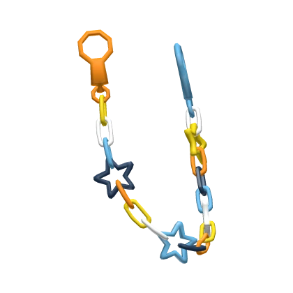 aroace pride 1.0 left kidcore wallet chain