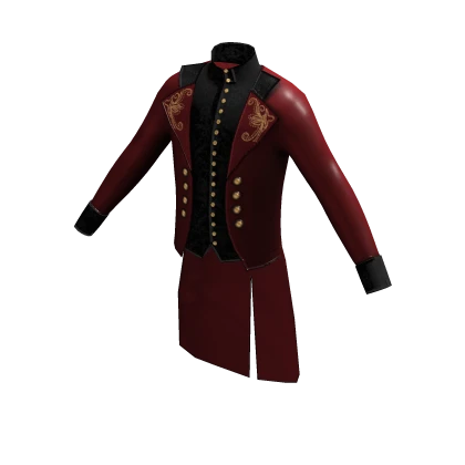 Victorian tailcoat [Red & gold]