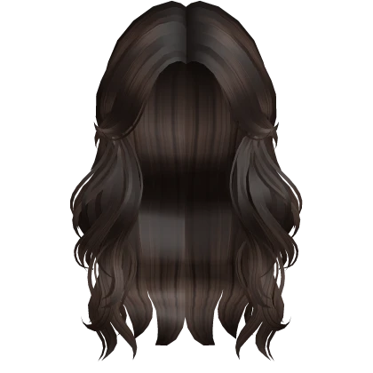 Casual Beachy Wavy Hair - Dark Brunette