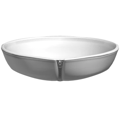 White Zipper Turtleneck