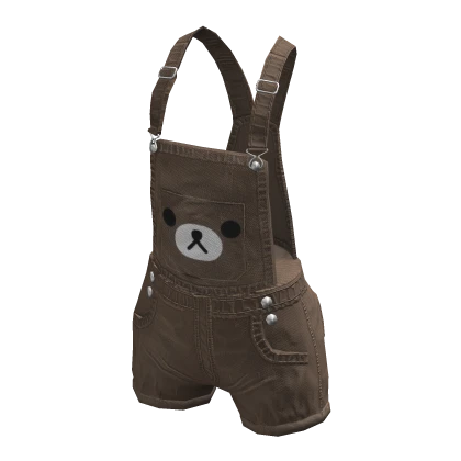 bear overalls brown