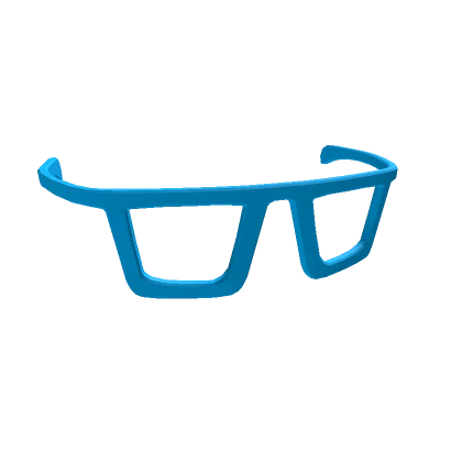 Thick Blue Glasses