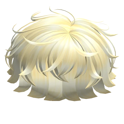 Light Yellow Messy Boy Hair