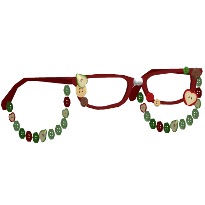 ♡ igari mori kei harajuku apple button glasses
