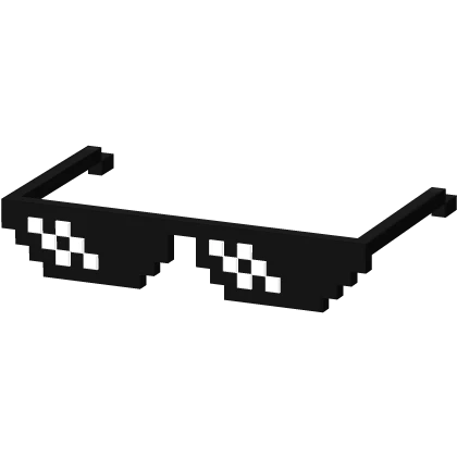 MLG Chance Deal With It Meme Pixel Sunglasses