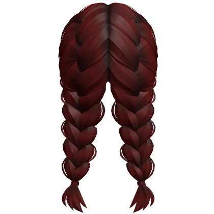 Soft French Braids (Red)