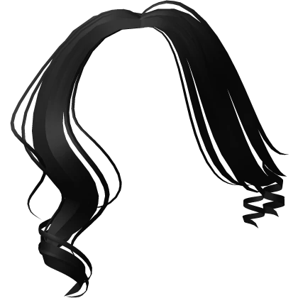 Wavy Fairy Bangs (Black)
