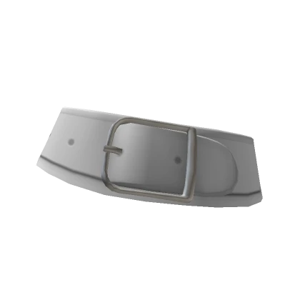 Wide Brim Belt Addon (White/Silver)