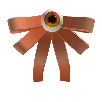 Eyeball Neck Bow Orange