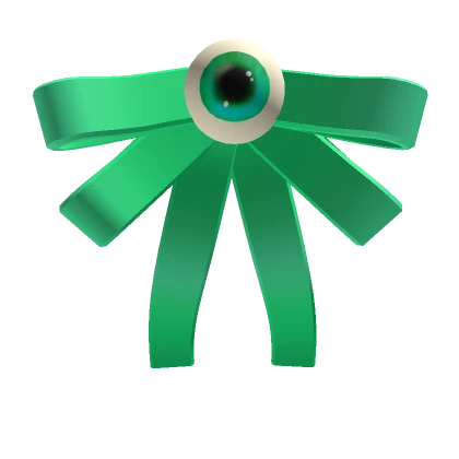 Eyeball Neck Bow Green