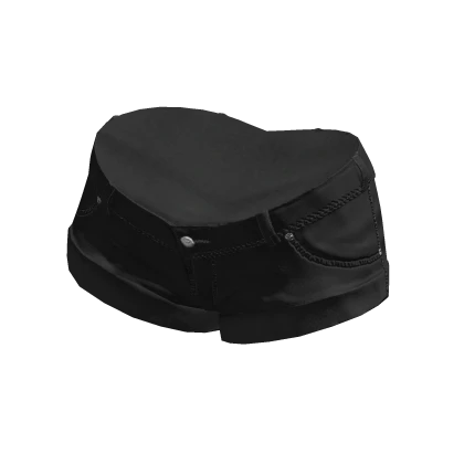 ʚ denim shorts black