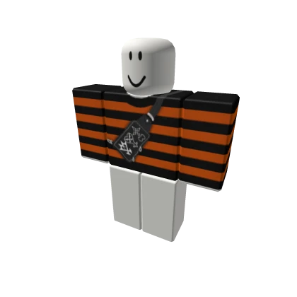 Horror orange halloween striped slender alt swag