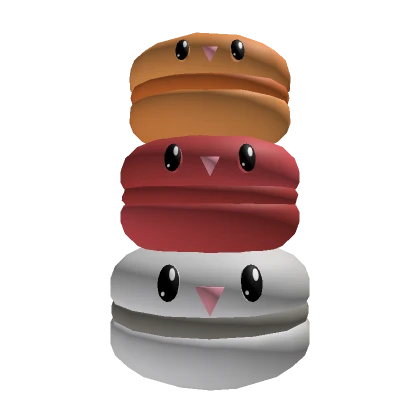 Candycorn Macaron Shoulder Buddy