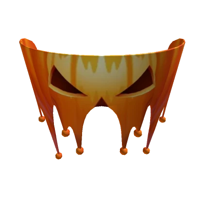 Pumpkin Fringed Mask