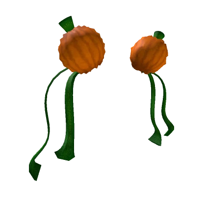 Plushie Pumpkin Pom-Poms