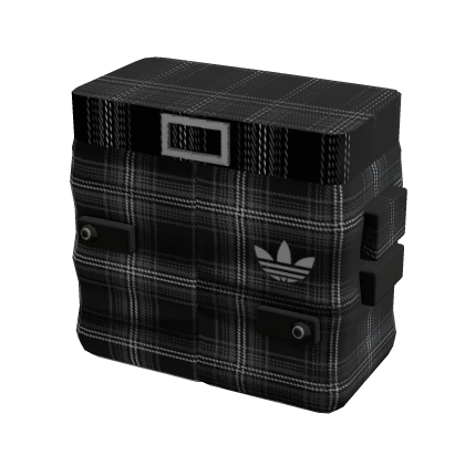 adidas 1.0 Black Plaid Trousers
