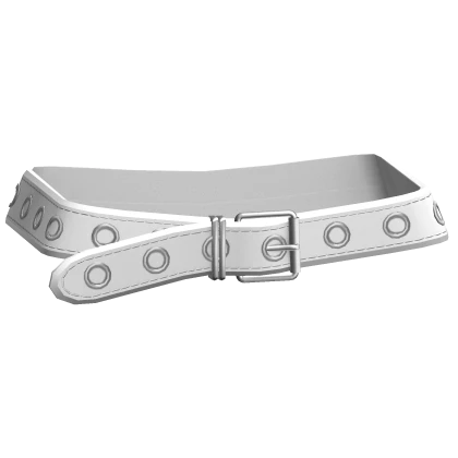 White Grommet Belt 3.0