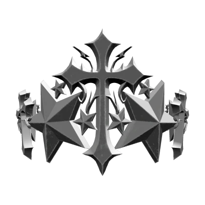 Silver Sigil Star Crown 