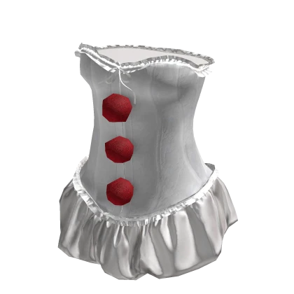 Porcelain It Clown - Ruffled Corset Dress